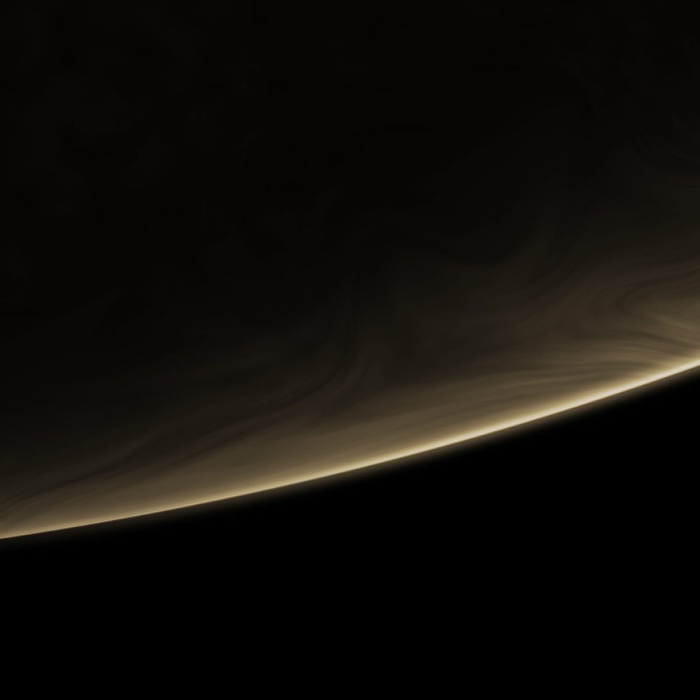 moon orbiting the exoplanet in the deep space, 3d illustration